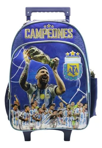 Mochila Carrito 16 Afa Seleccion Argentina Messi .